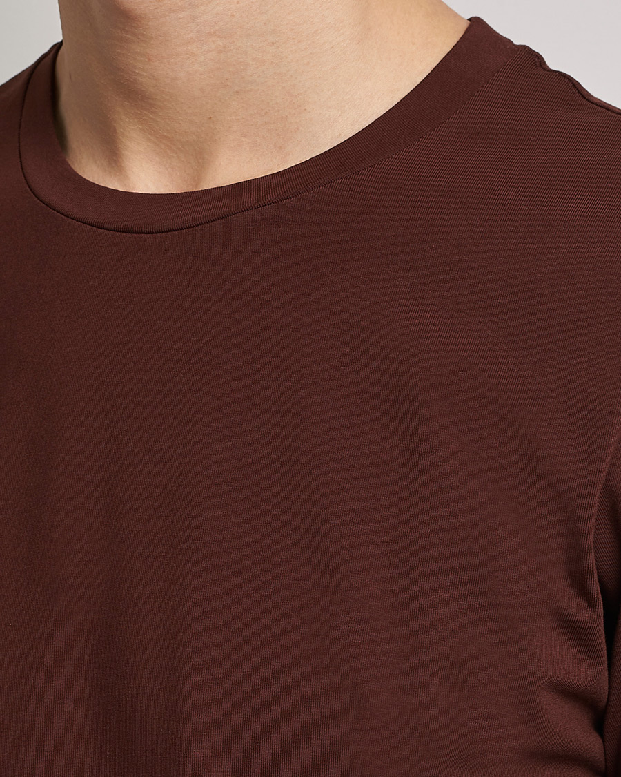Homme | T-shirts | Filippa K | Stretch Cotton Tee Brown