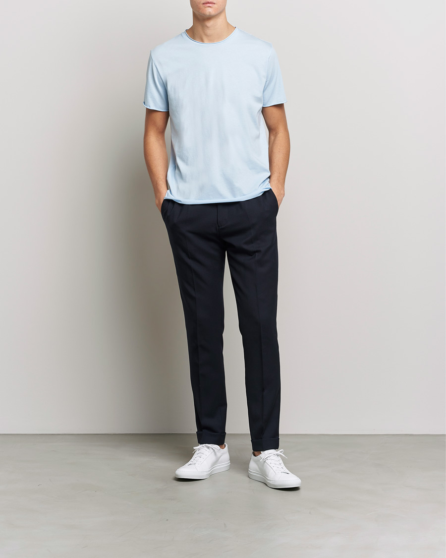 Homme | T-shirts | Filippa K | Roll Neck Tee Pastell