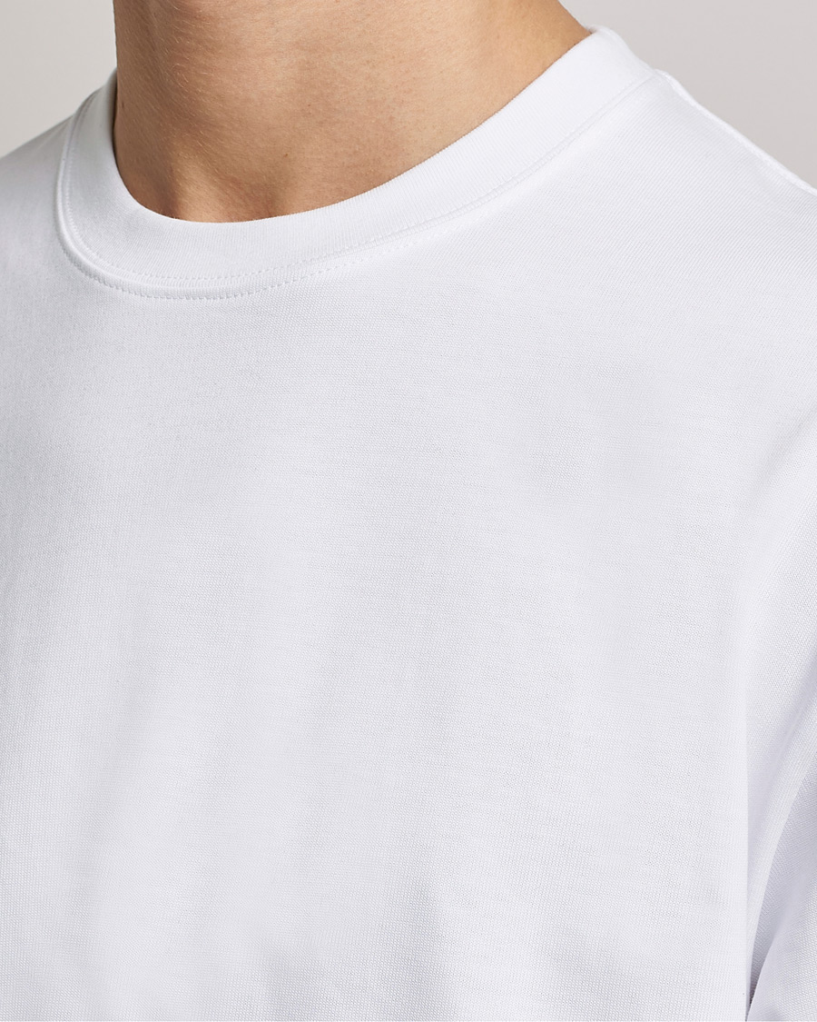Homme | T-shirts | Filippa K | Heavy Cotton Crew Neck T-Shirt White