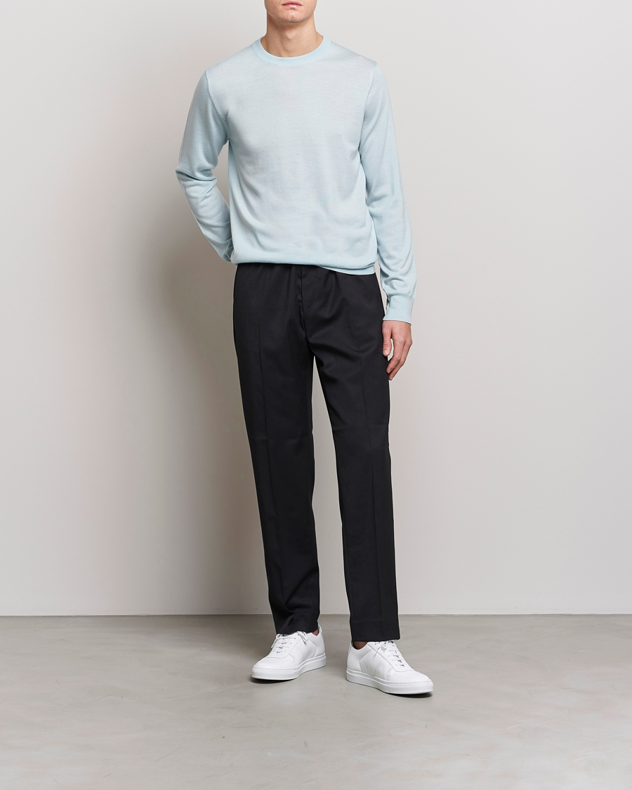 Homme | Pulls Et Tricots | Filippa K | Merino Sweater Aqua