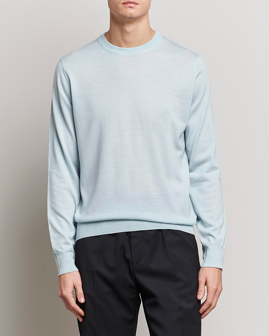 Homme | Pulls Et Tricots | Filippa K | Merino Sweater Aqua