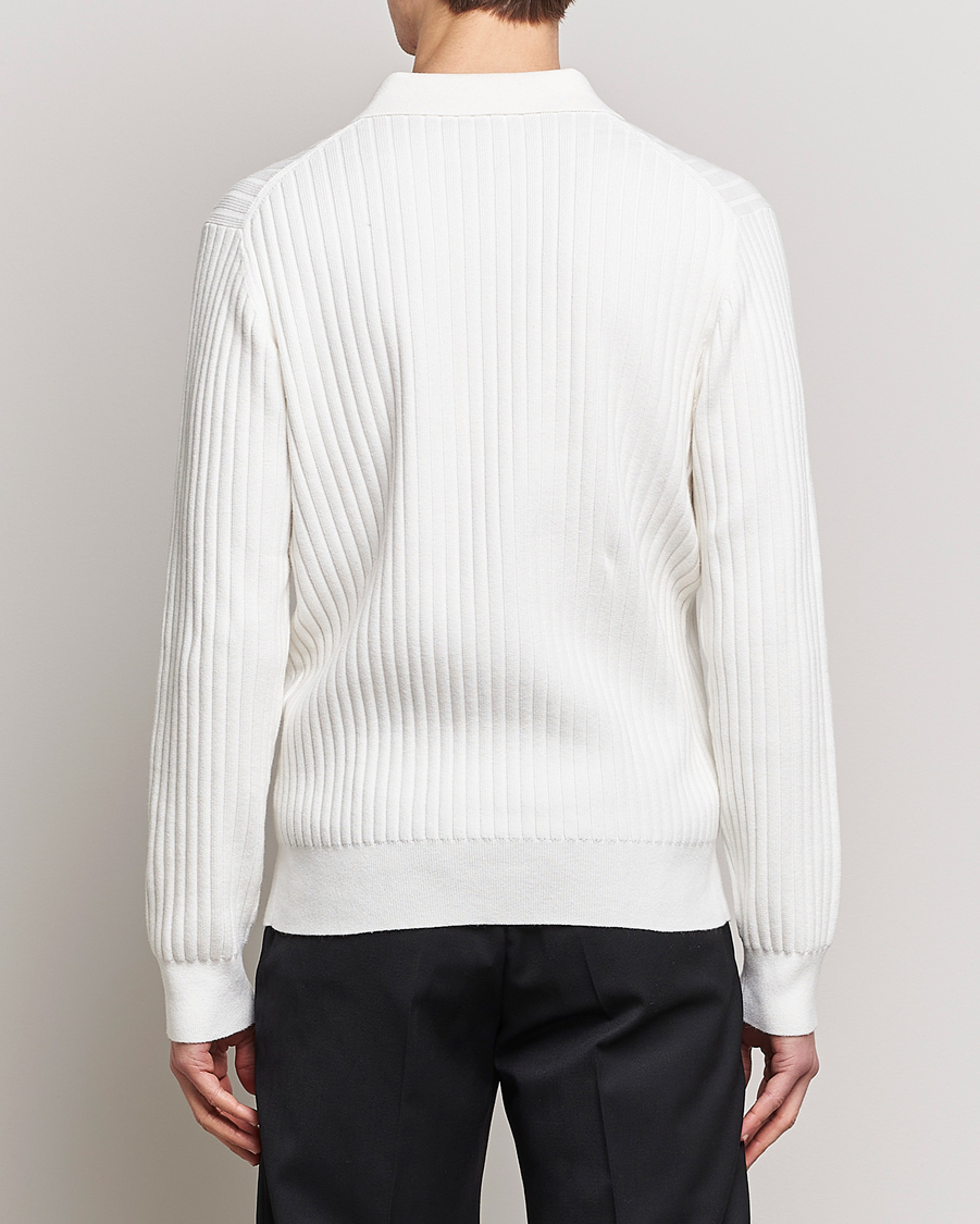 Homme | Pulls Et Tricots | Filippa K | Knitted Polo Shirt White