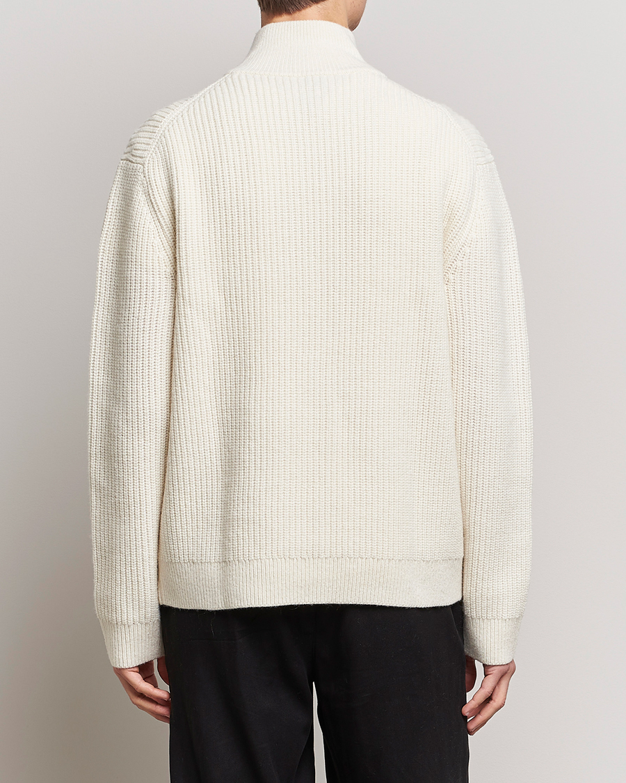 Homme | Pulls Et Tricots | Filippa K | Half Zip Sweater Off White