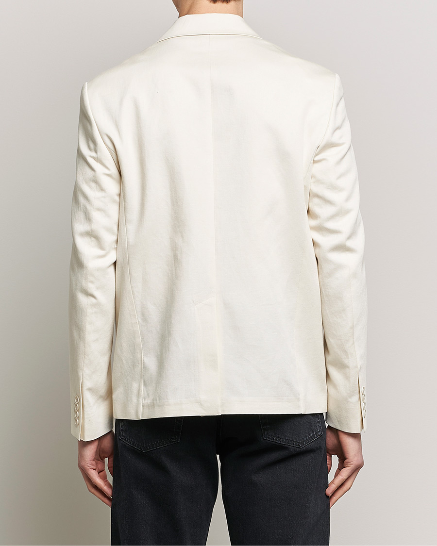 Homme | Blazers | Filippa K | Cotton Linen Blazer Bone White