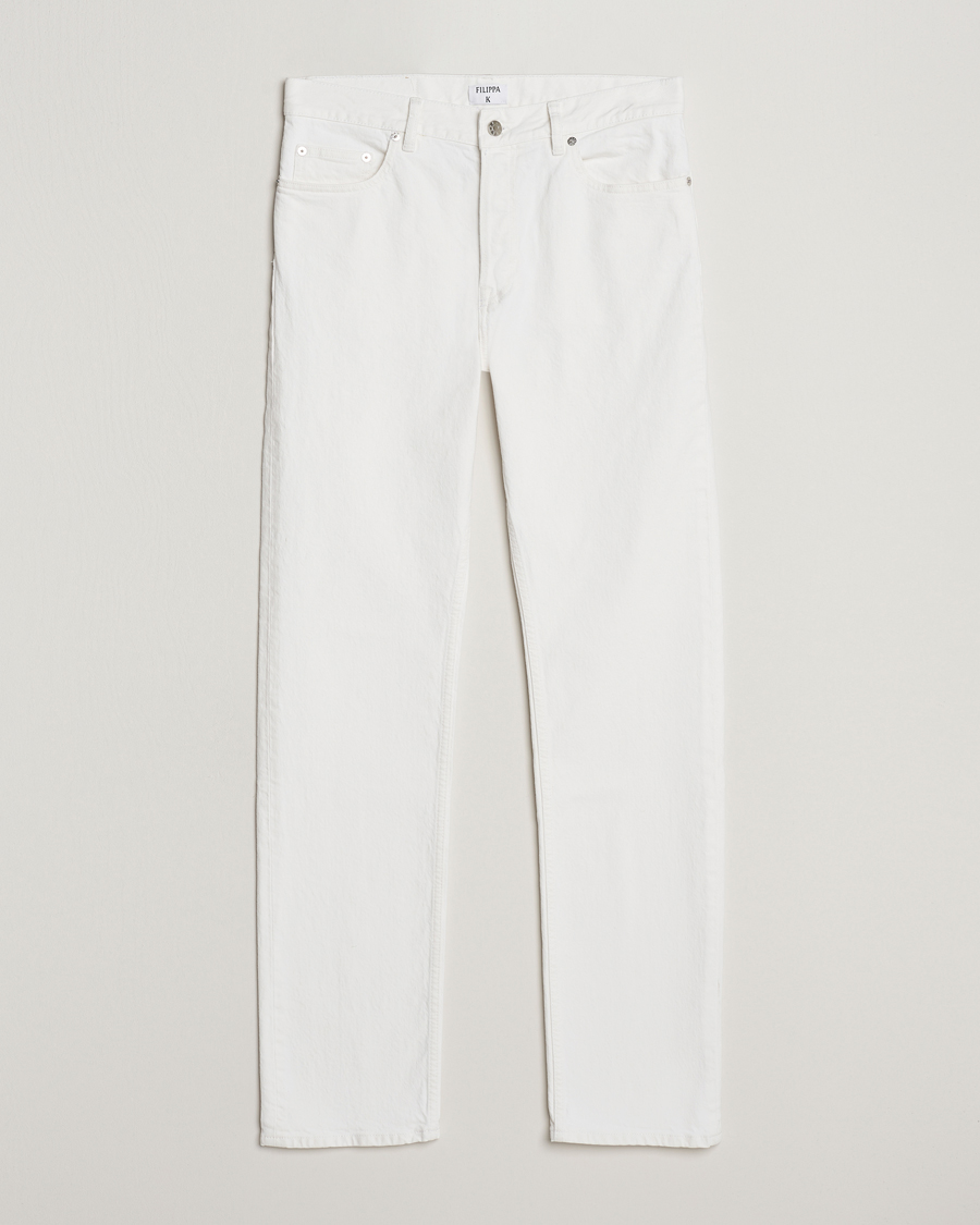 Homme | Jeans | Filippa K | Classic Straight Jeans Washed White