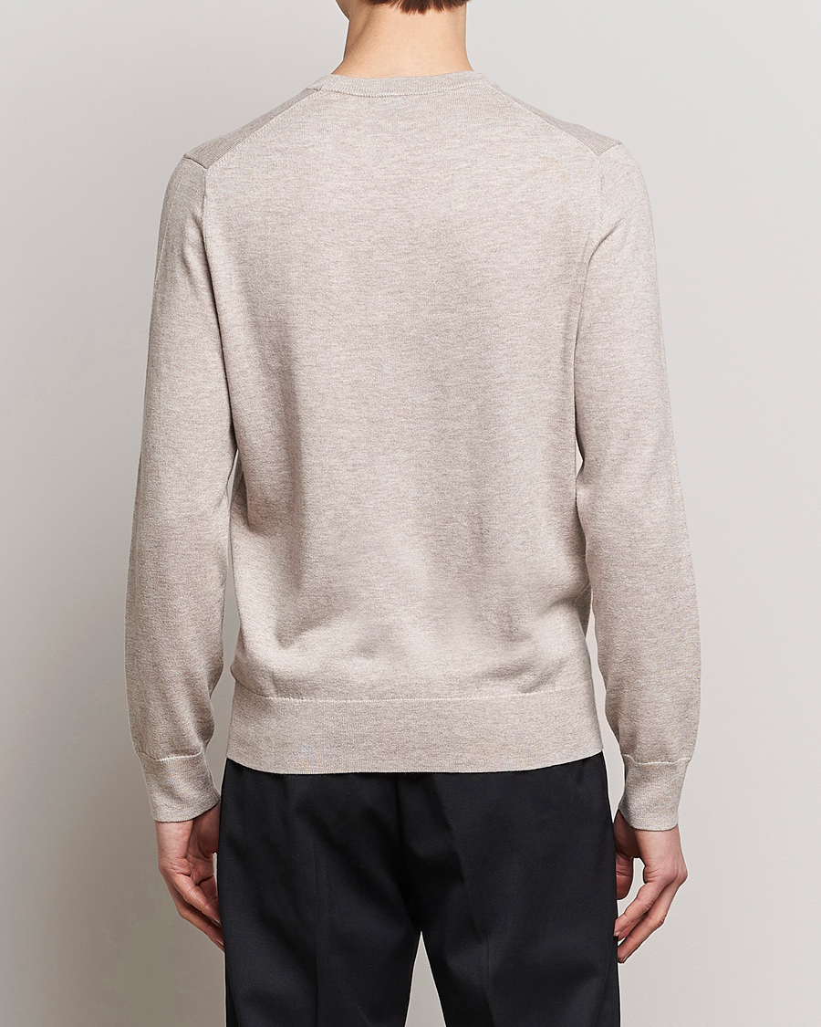 Homme | Pulls Et Tricots | Filippa K | Cotton Merino Sweater Beige Melange