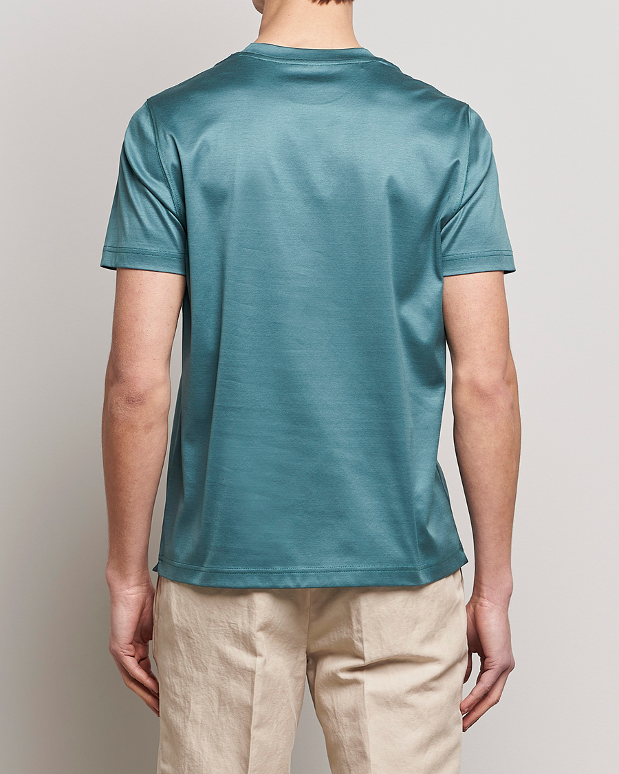 Homme | T-shirts | Eton | Filo Di Scozia T-Shirt Green