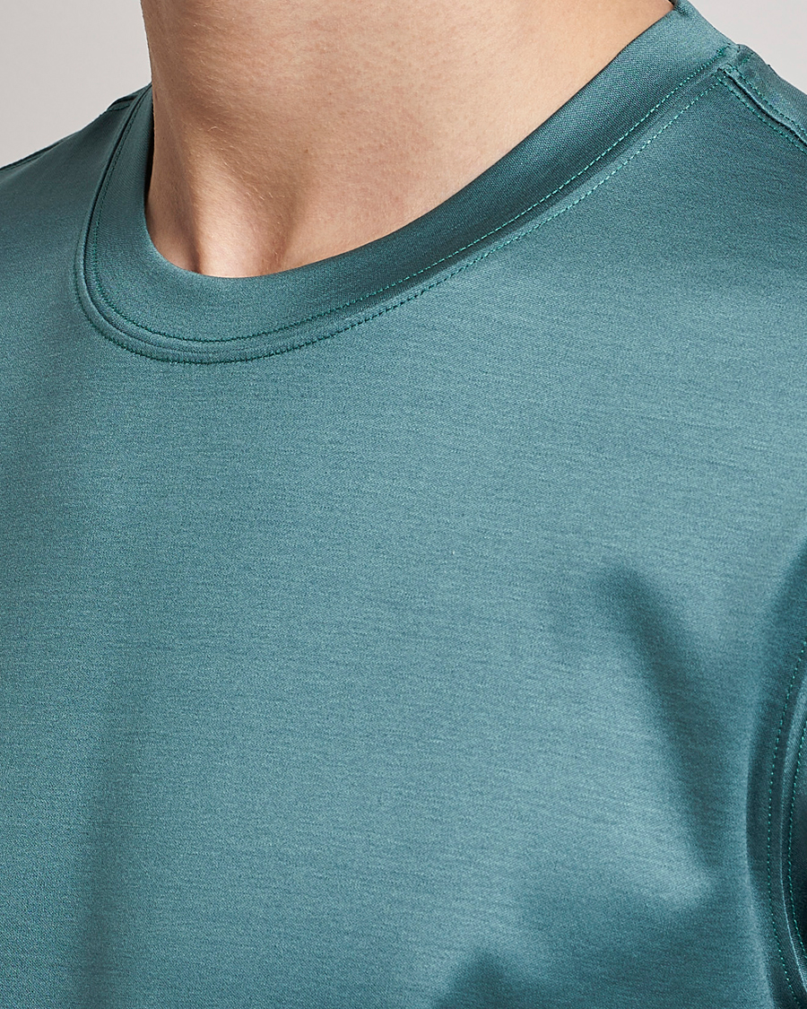 Homme | T-shirts | Eton | Filo Di Scozia T-Shirt Green