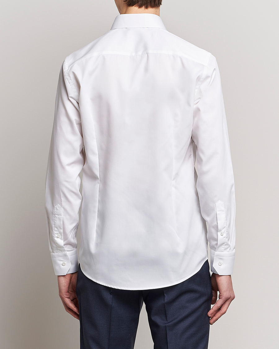 Homme | Chemises | Eton | Fine Pique Shirt White