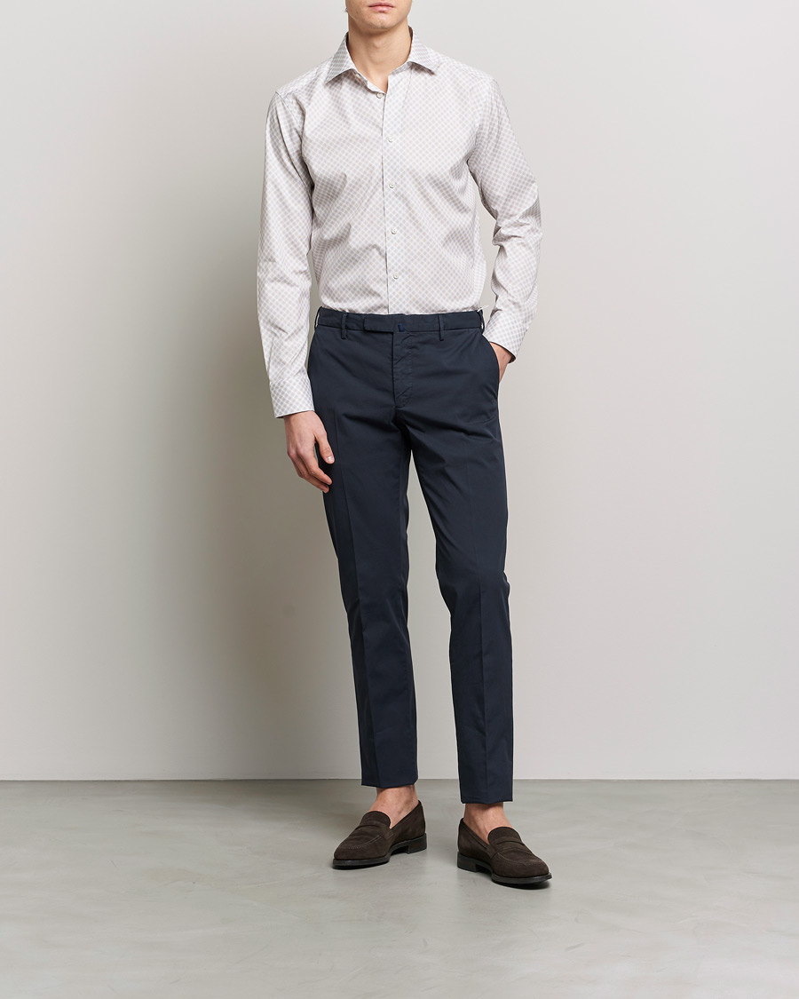 Homme | Chemises | Eton | Signature Poplin Shirt Brown