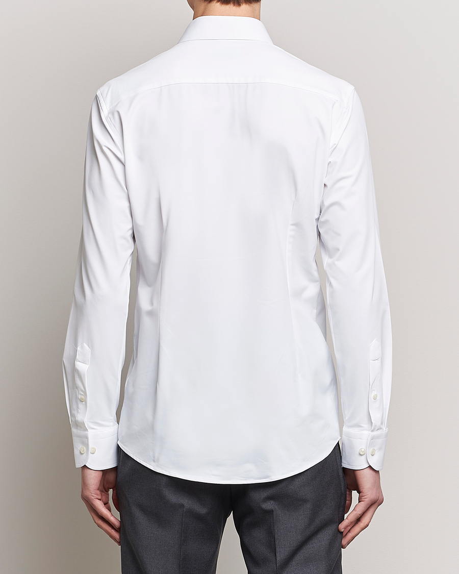 Homme | Chemises | Eton | Slim Fit Four Way Stretch Shirt White