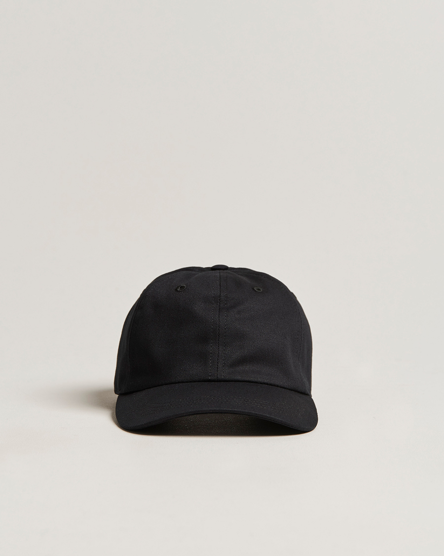 Homme | Eton Cotton Baseball Cap Black | Eton | Cotton Baseball Cap Black