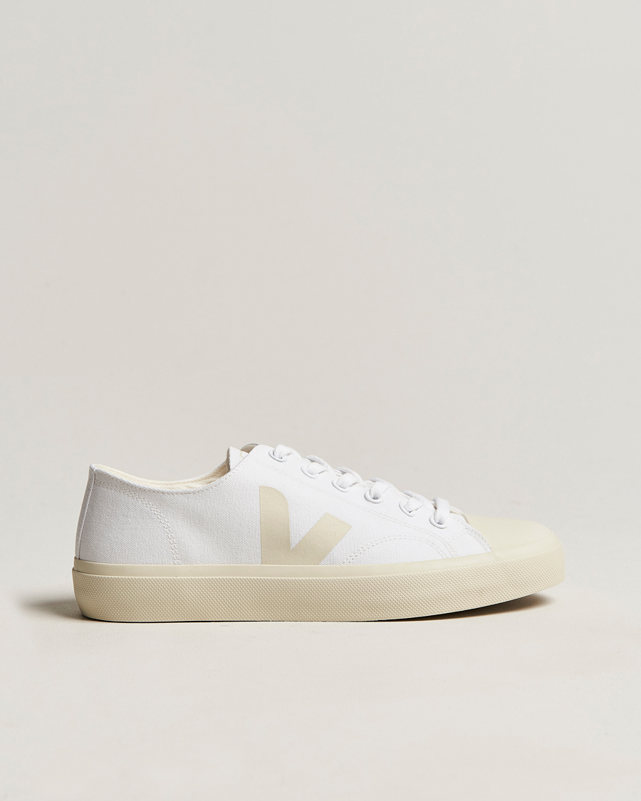 Homme | Veja Wata Canvas Low Sneaker White Pierre | Veja | Wata Canvas Low Sneaker White Pierre