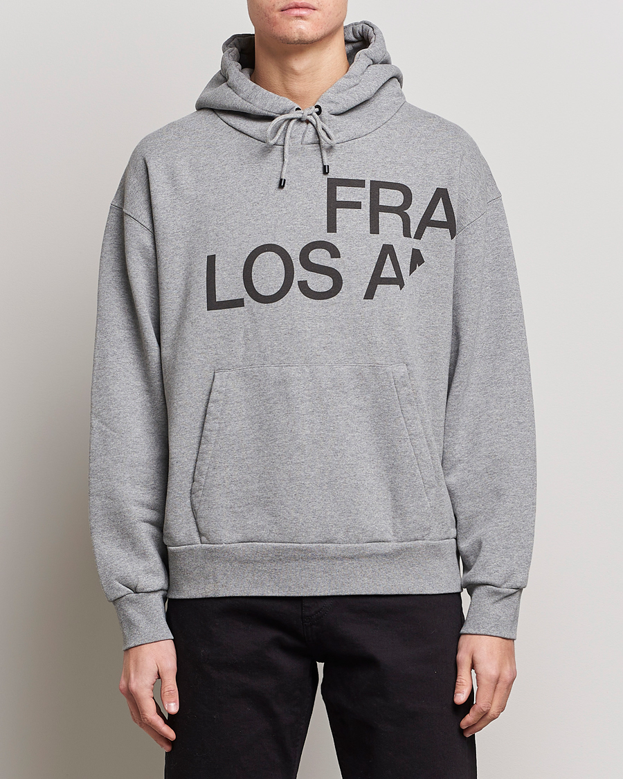 Homme | Pulls Et Tricots | FRAME | Logo Hoodie Grey Melange