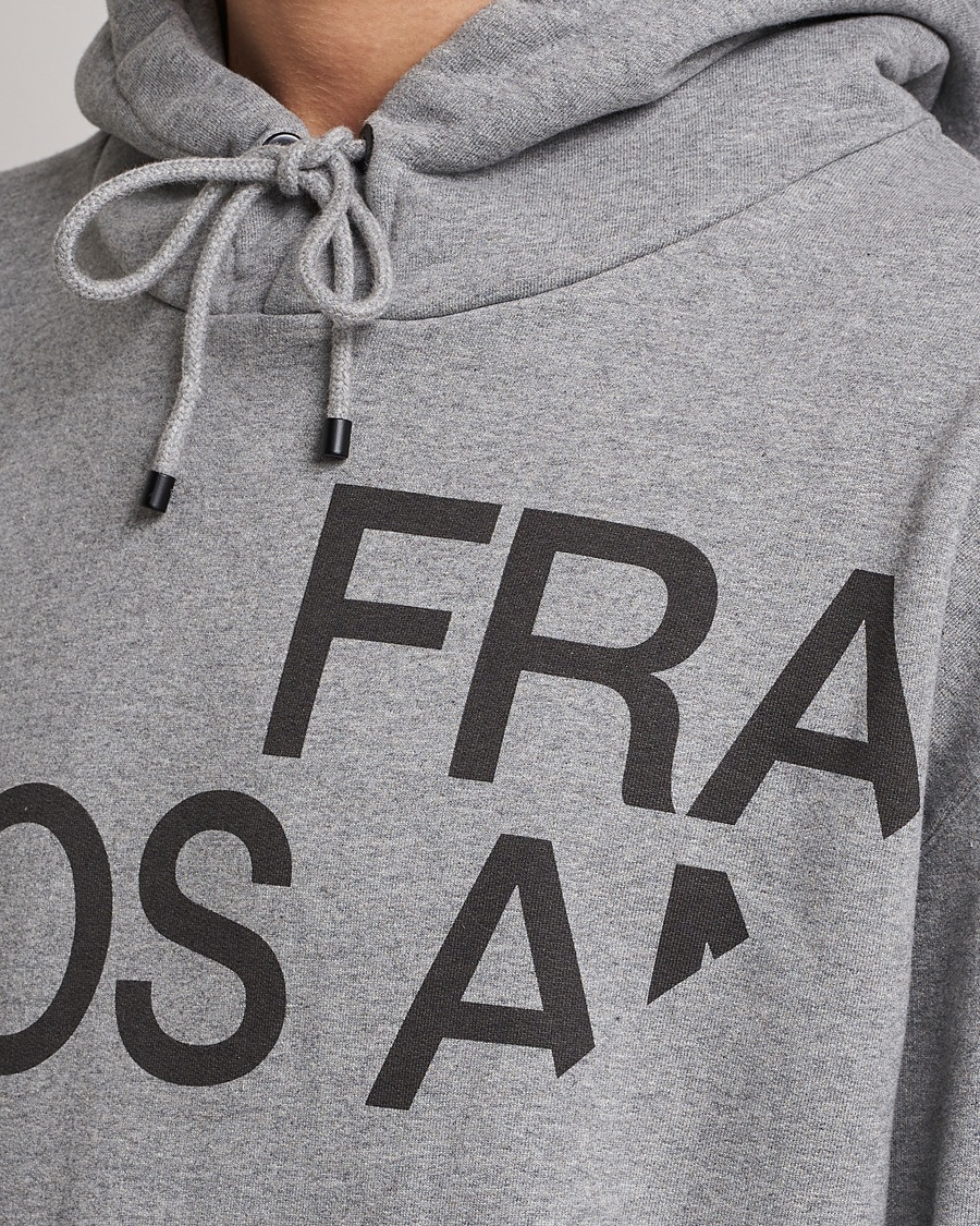 Homme | Pulls Et Tricots | FRAME | Logo Hoodie Grey Melange