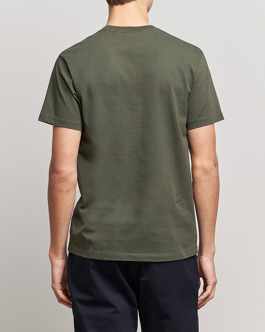 Homme | T-shirts | FRAME | Logo T-Shirt Olive Green