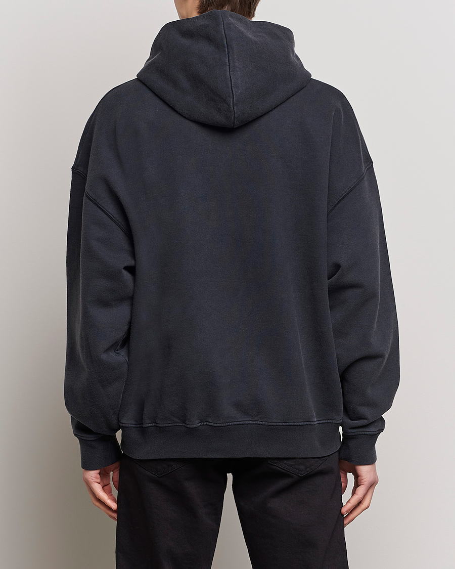 Homme | Pulls Et Tricots | FRAME | Faded Washed Coton Hoodie Black