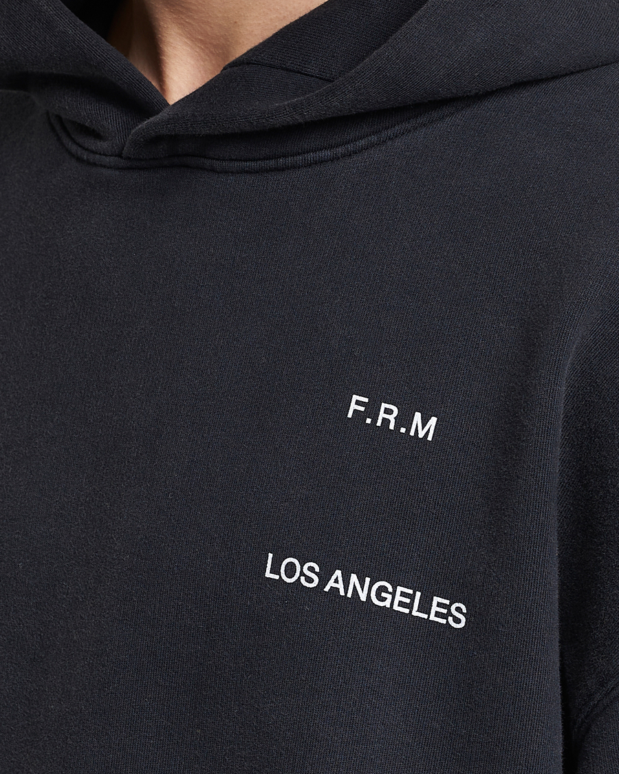 Homme | Pulls Et Tricots | FRAME | Faded Washed Coton Hoodie Black