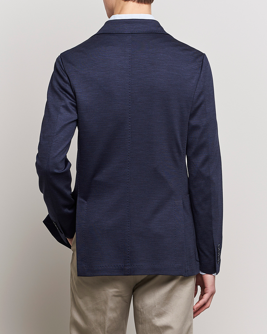 Homme | Blazers | Canali | Wool Jersey Blazer Navy