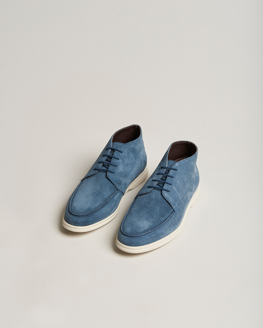 Homme | Canali Chukka Boots Light blue Suede | Canali | Chukka Boots Light blue Suede