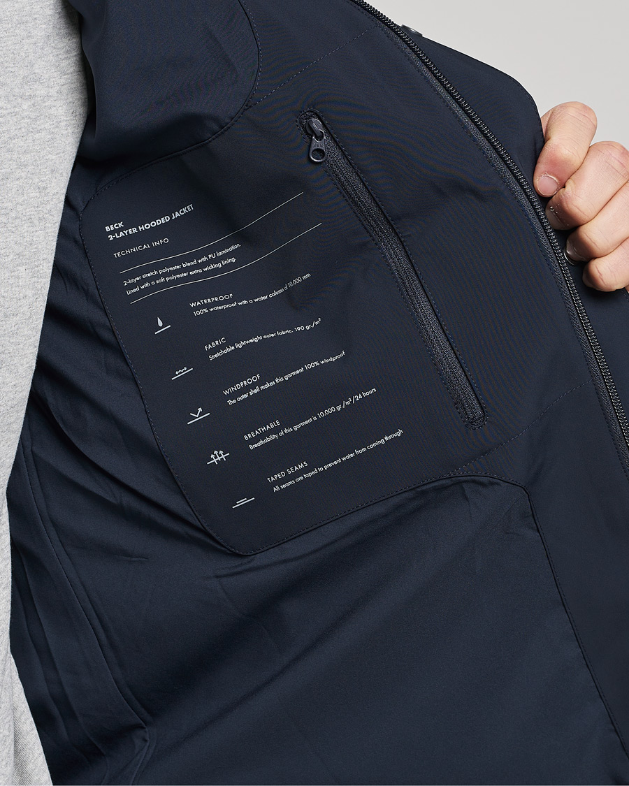 Homme | Manteaux Et Vestes | NN07 | Beck Waterproof Field Jacket Navy Blue