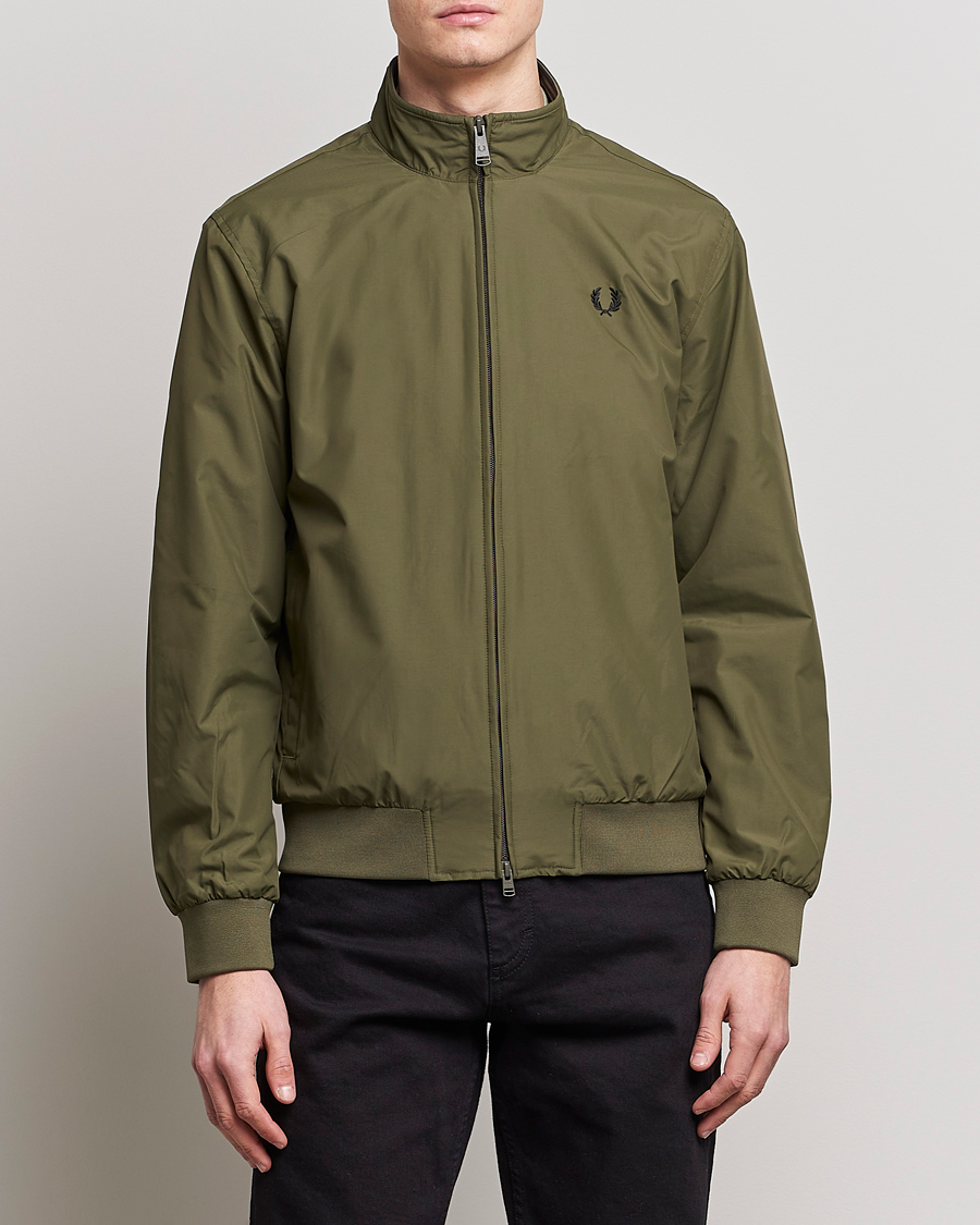 Homme | Manteaux Et Vestes | Fred Perry | Brentham Jacket Uniform Green