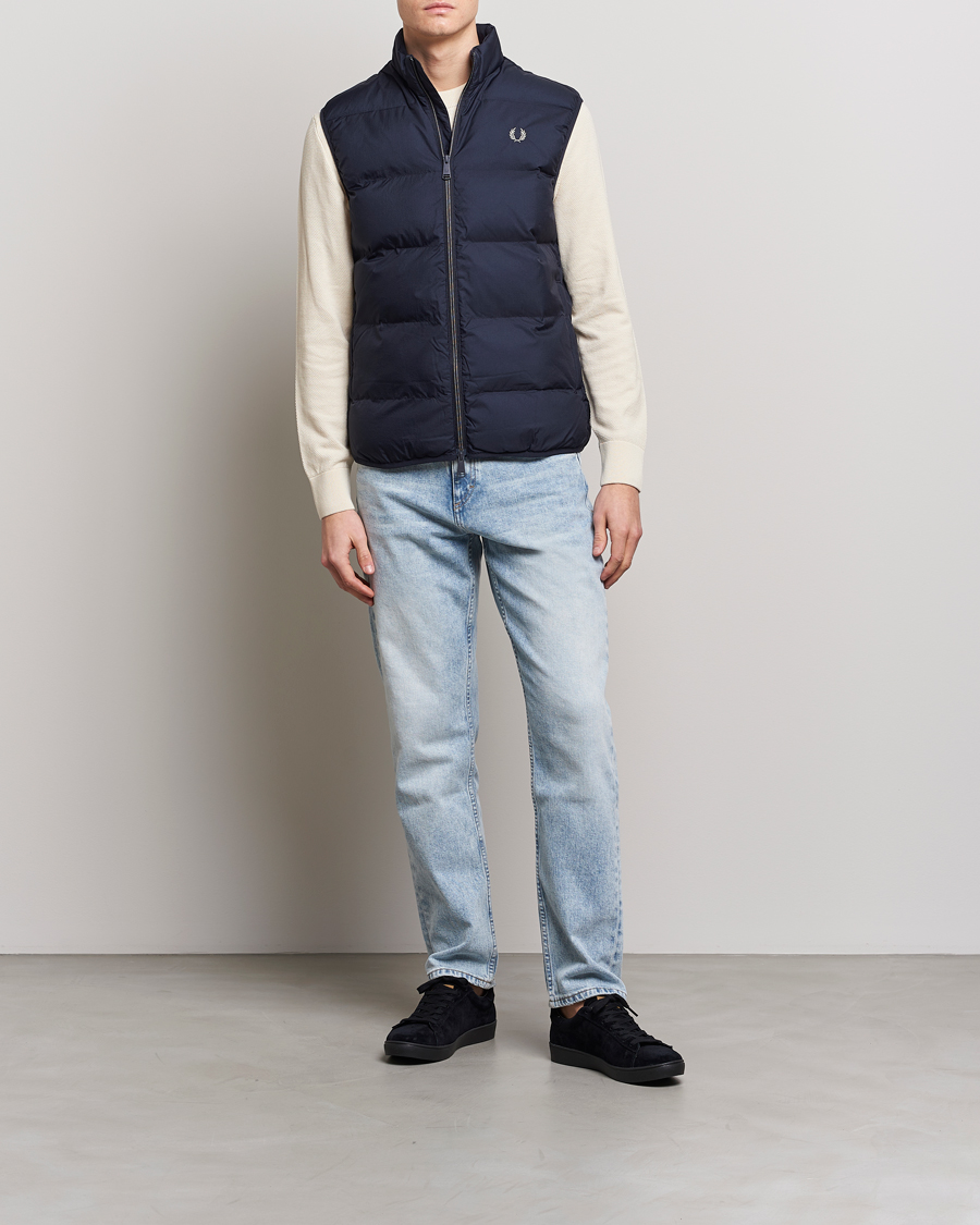 Homme | Gilets | Fred Perry | Insulated Gilet Vest Navy