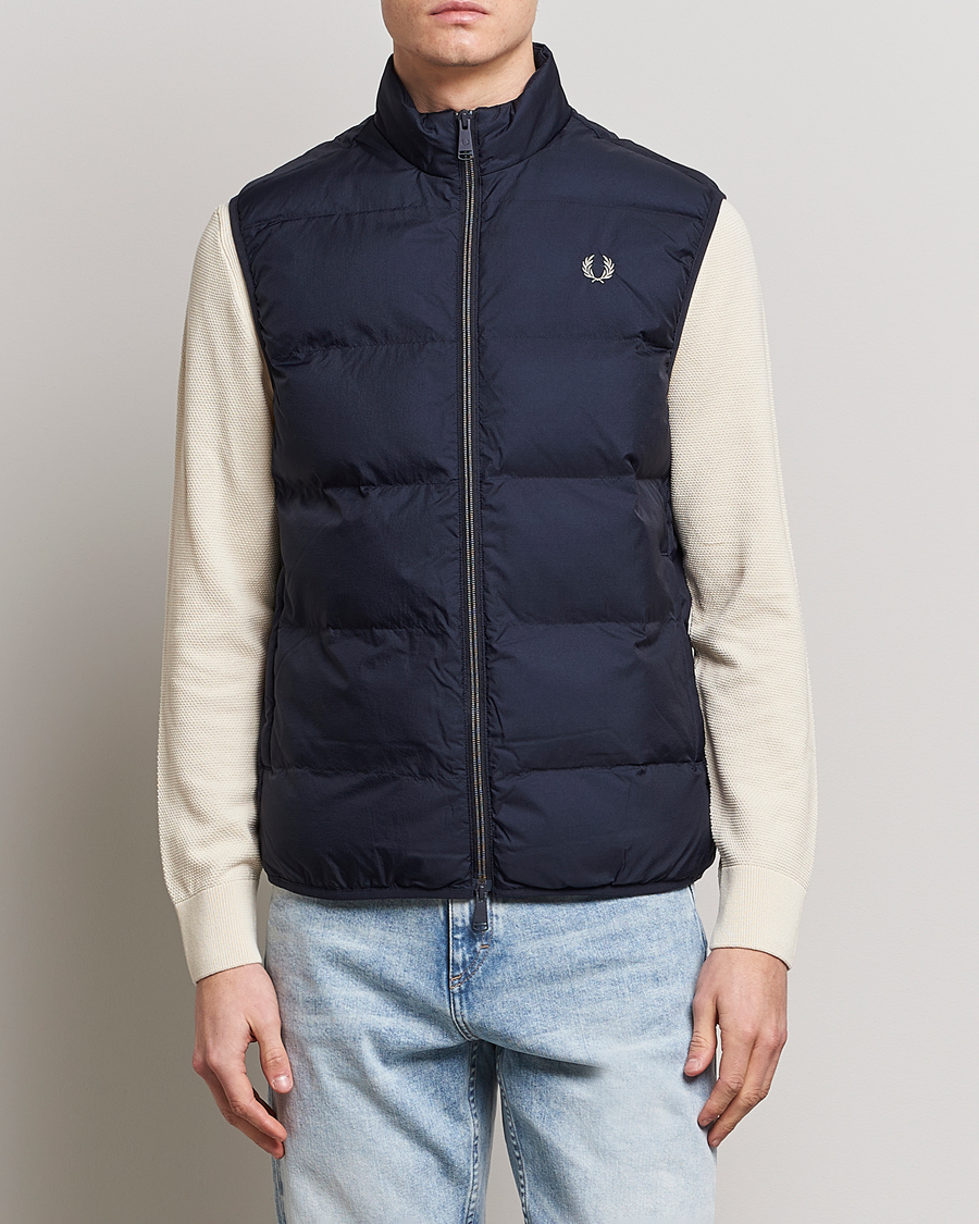 Homme | Gilets | Fred Perry | Insulated Gilet Vest Navy