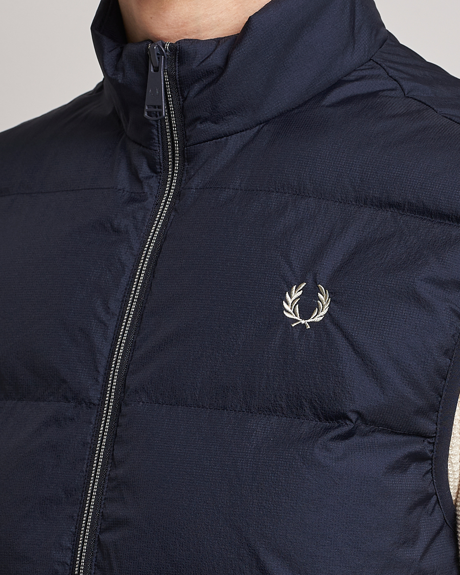 Homme | Gilets | Fred Perry | Insulated Gilet Vest Navy