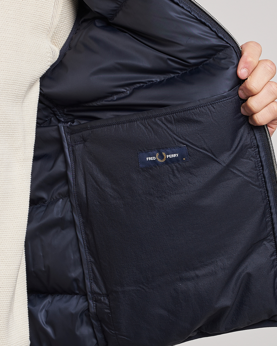 Homme | Gilets | Fred Perry | Insulated Gilet Vest Navy
