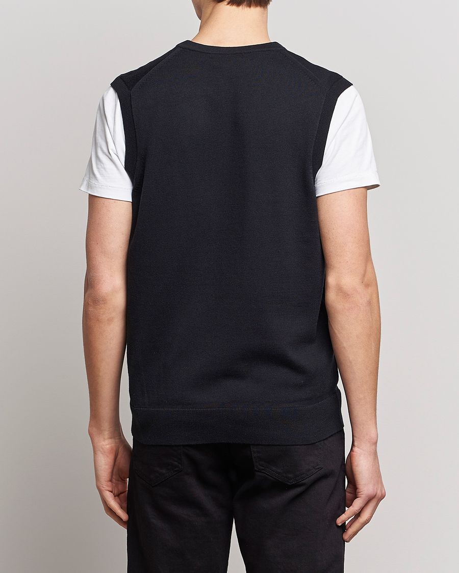 Homme | Pulls Et Tricots | Fred Perry | Classic V-Neck Tank Black