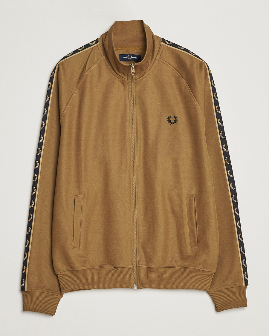 Homme | Pulls Et Tricots | Fred Perry | Taped Track Jacket Shaded Stone