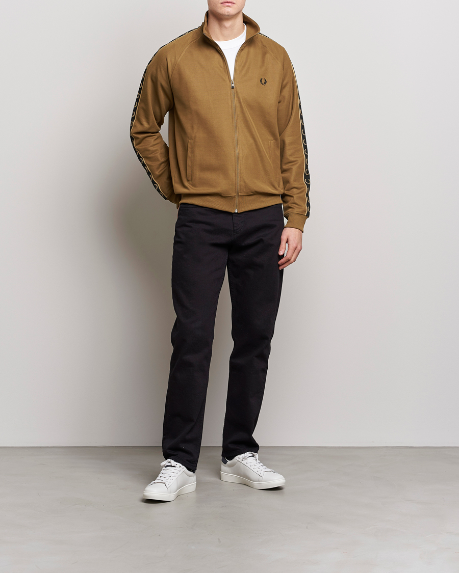 Homme | Pulls Et Tricots | Fred Perry | Taped Track Jacket Shaded Stone