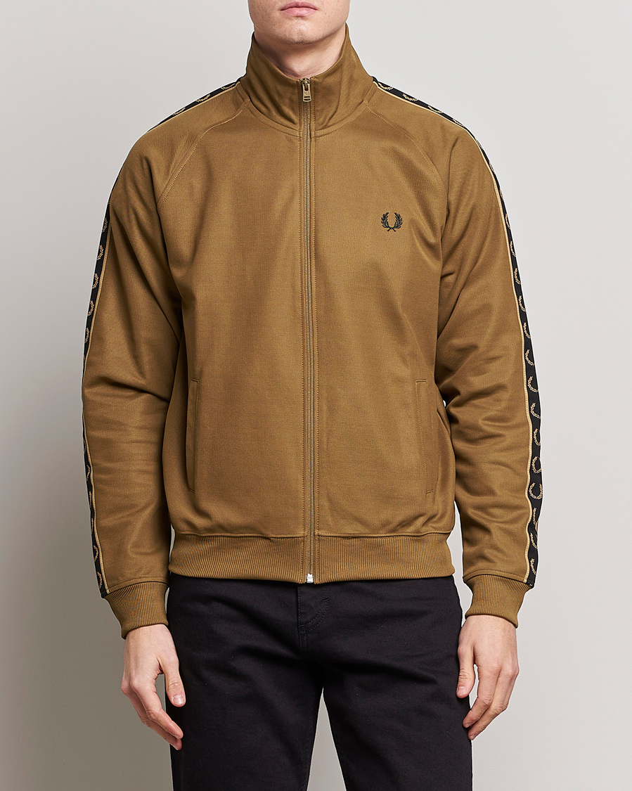 Homme | Pulls Et Tricots | Fred Perry | Taped Track Jacket Shaded Stone