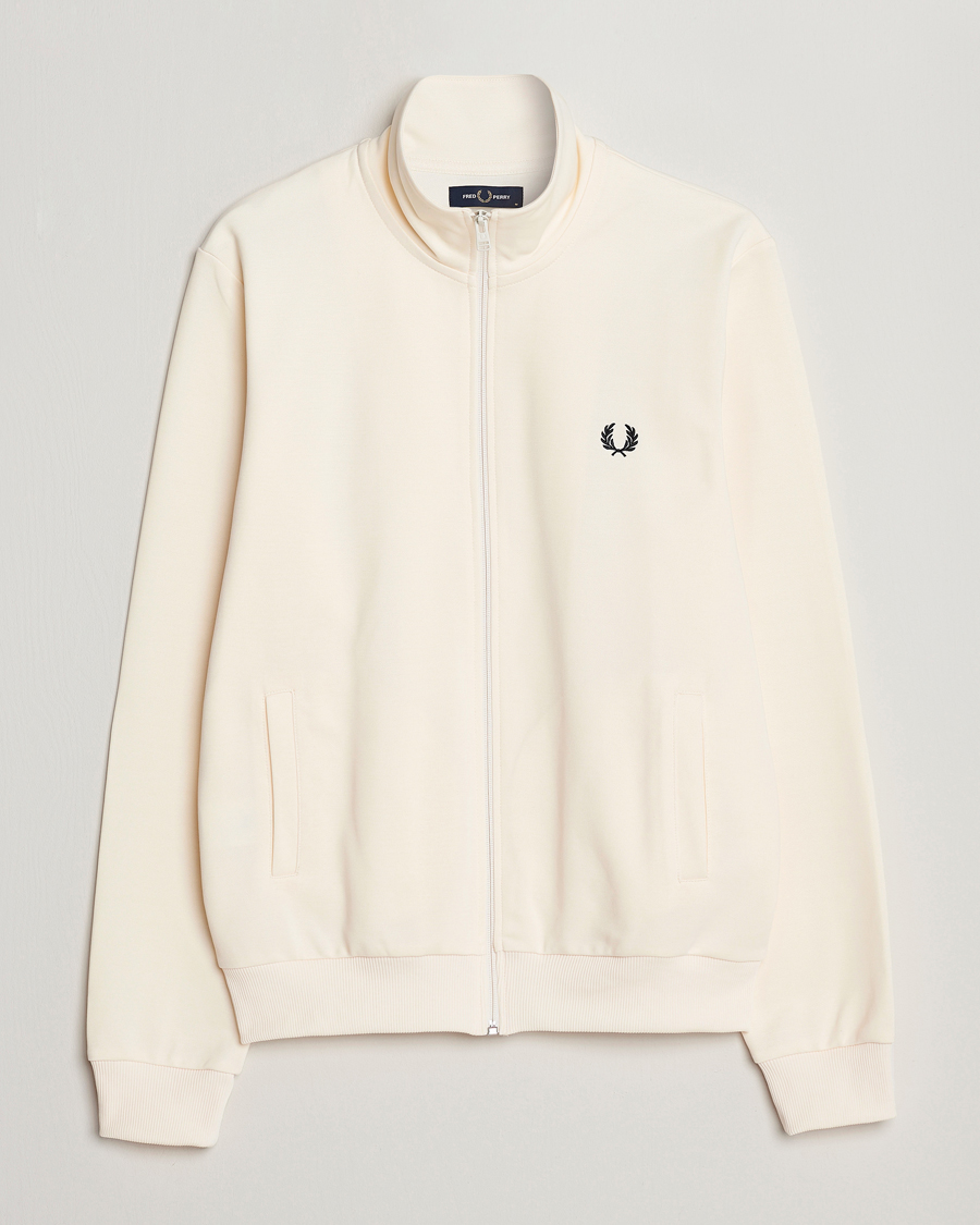 Homme | Pulls Et Tricots | Fred Perry | Track Jacket Ecru