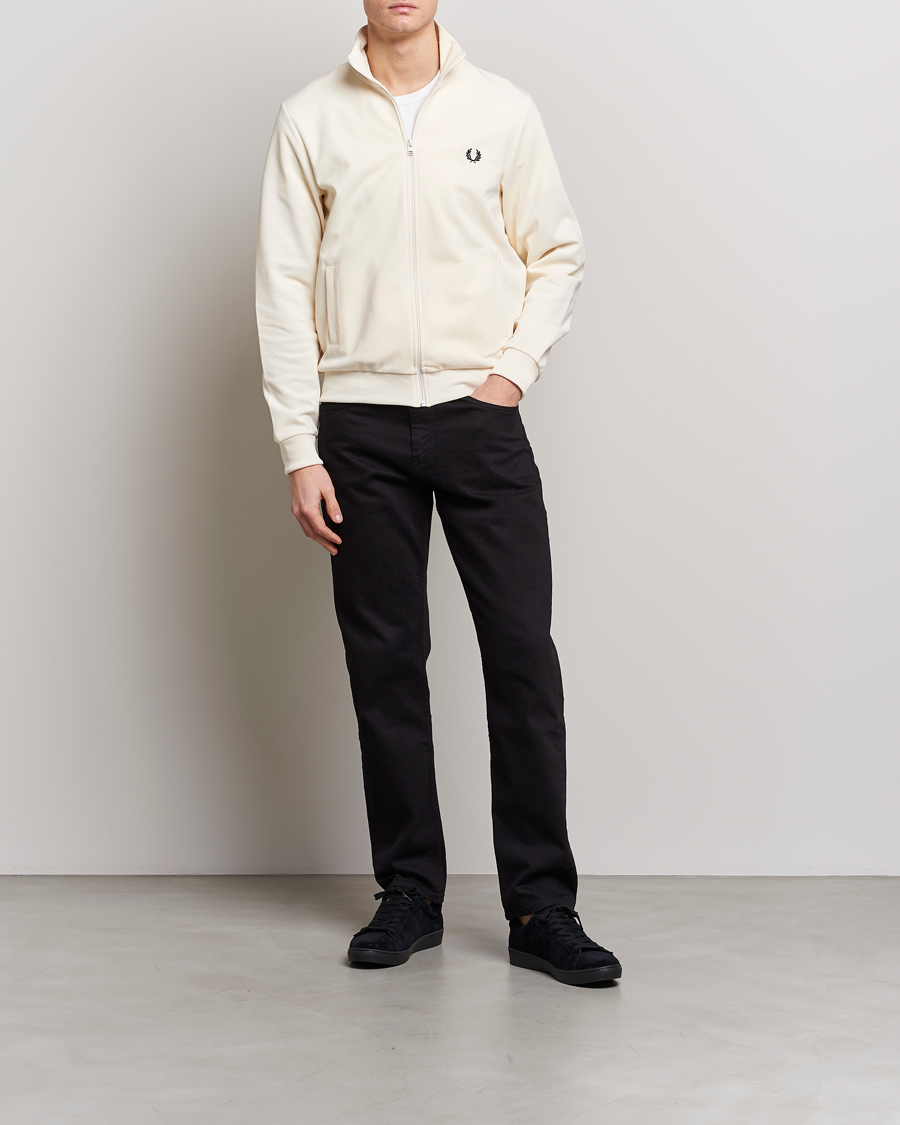 Homme | Pulls Et Tricots | Fred Perry | Track Jacket Ecru