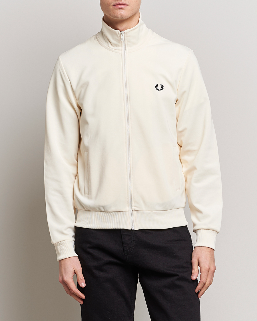 Homme | Pulls Et Tricots | Fred Perry | Track Jacket Ecru