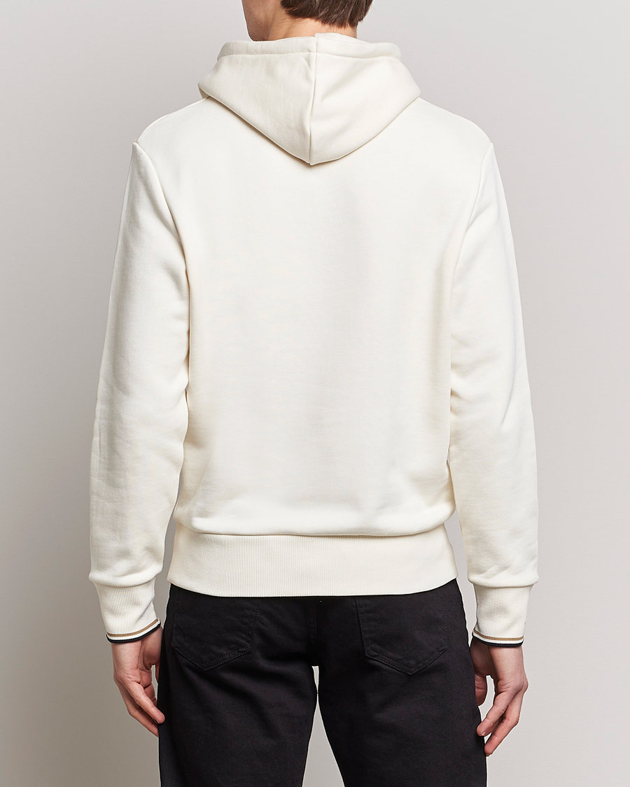 Homme | Pulls Et Tricots | Fred Perry | Tipped Hooded Sweatshirt Ecru