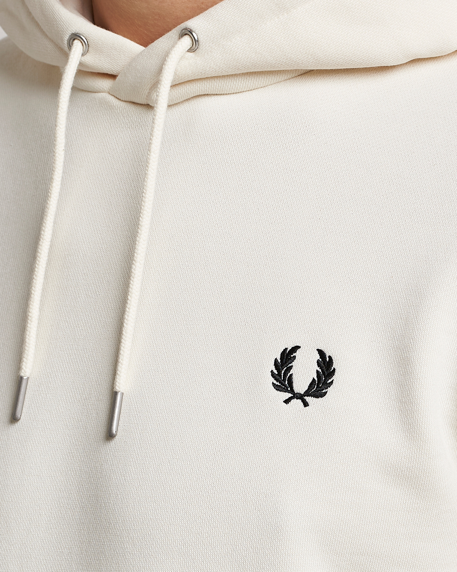 Homme | Pulls Et Tricots | Fred Perry | Tipped Hooded Sweatshirt Ecru