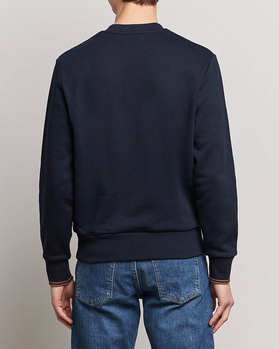 Homme | Pulls Et Tricots | Fred Perry | Crew Neck Sweatshirt Navy