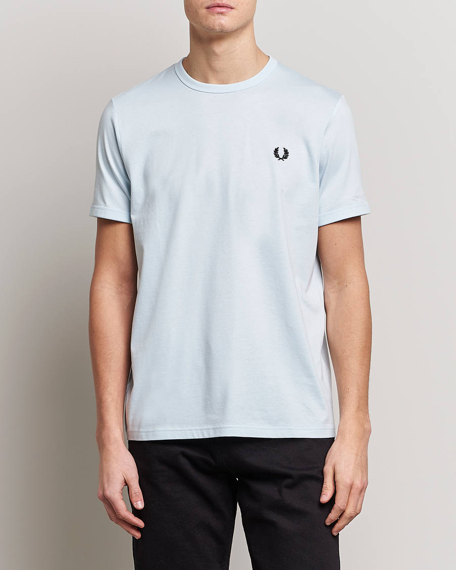 Homme | T-shirts | Fred Perry | Ringer T-Shirt Light Ice