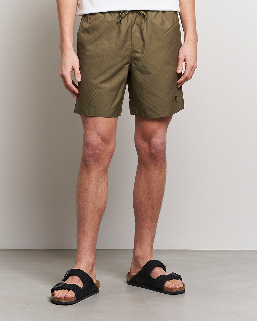 Homme | Maillots De Bain | Fred Perry | Classic Swimshorts Uniform Green