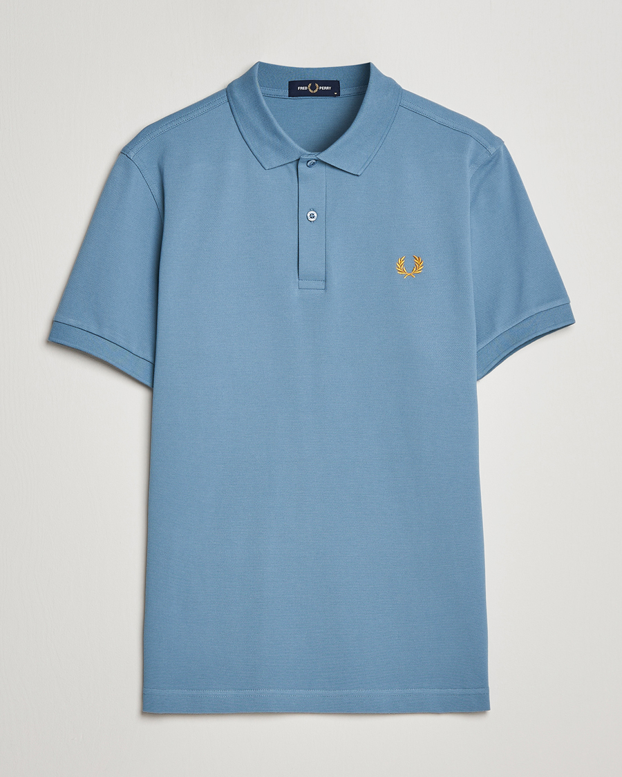 Homme | Polos | Fred Perry | Plain Polo Shirt Ash Blue