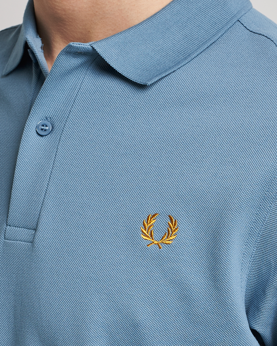 Homme | Polos | Fred Perry | Plain Polo Shirt Ash Blue