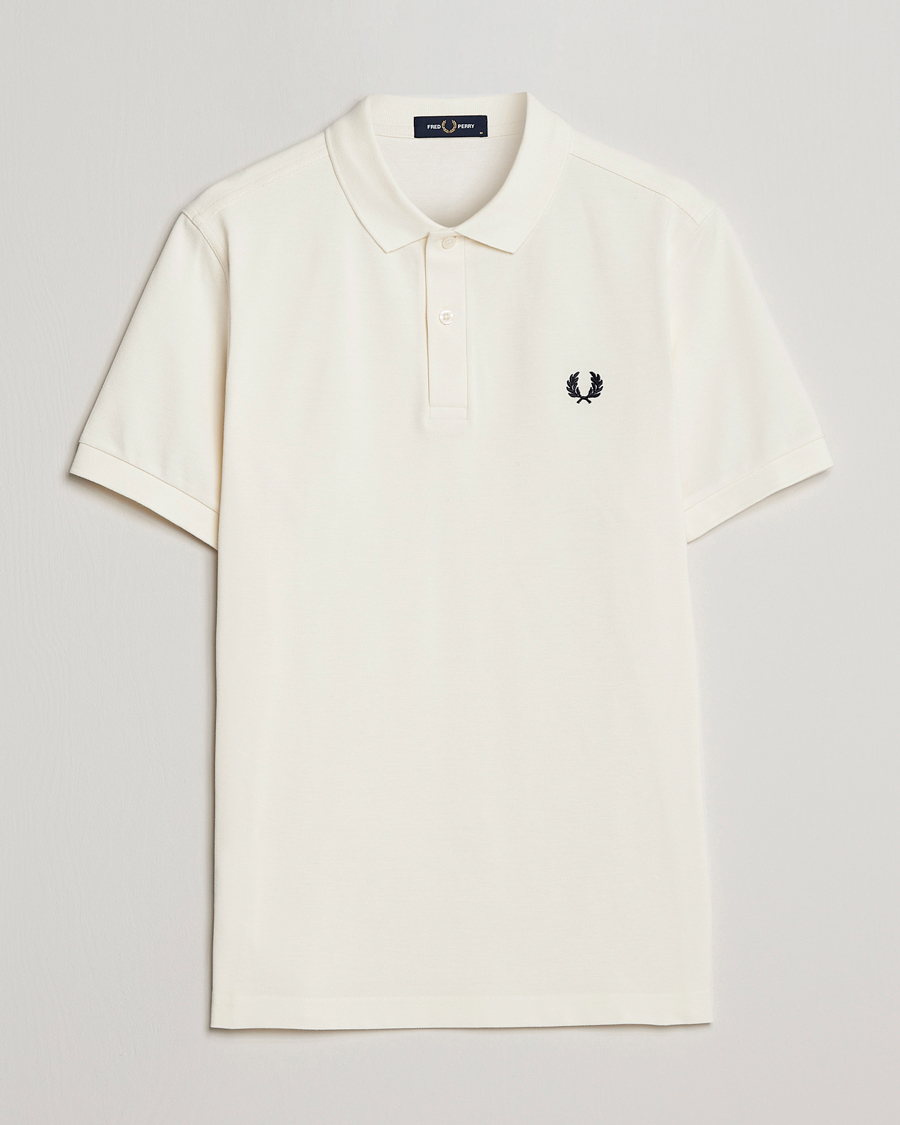 Homme | Polos | Fred Perry | Plain Polo Shirt Ecru