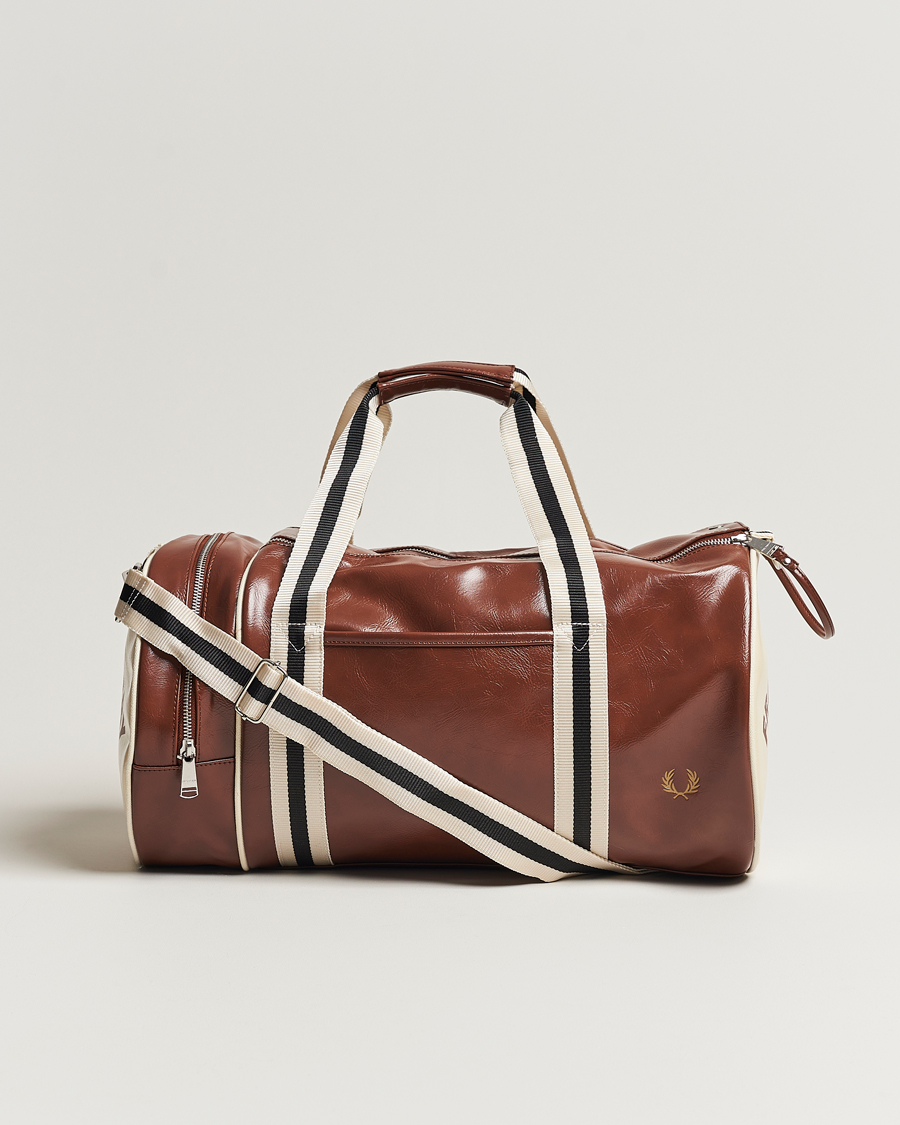 Homme | Fred Perry Classic Barrel Bag Tan | Fred Perry | Classic Barrel Bag Tan