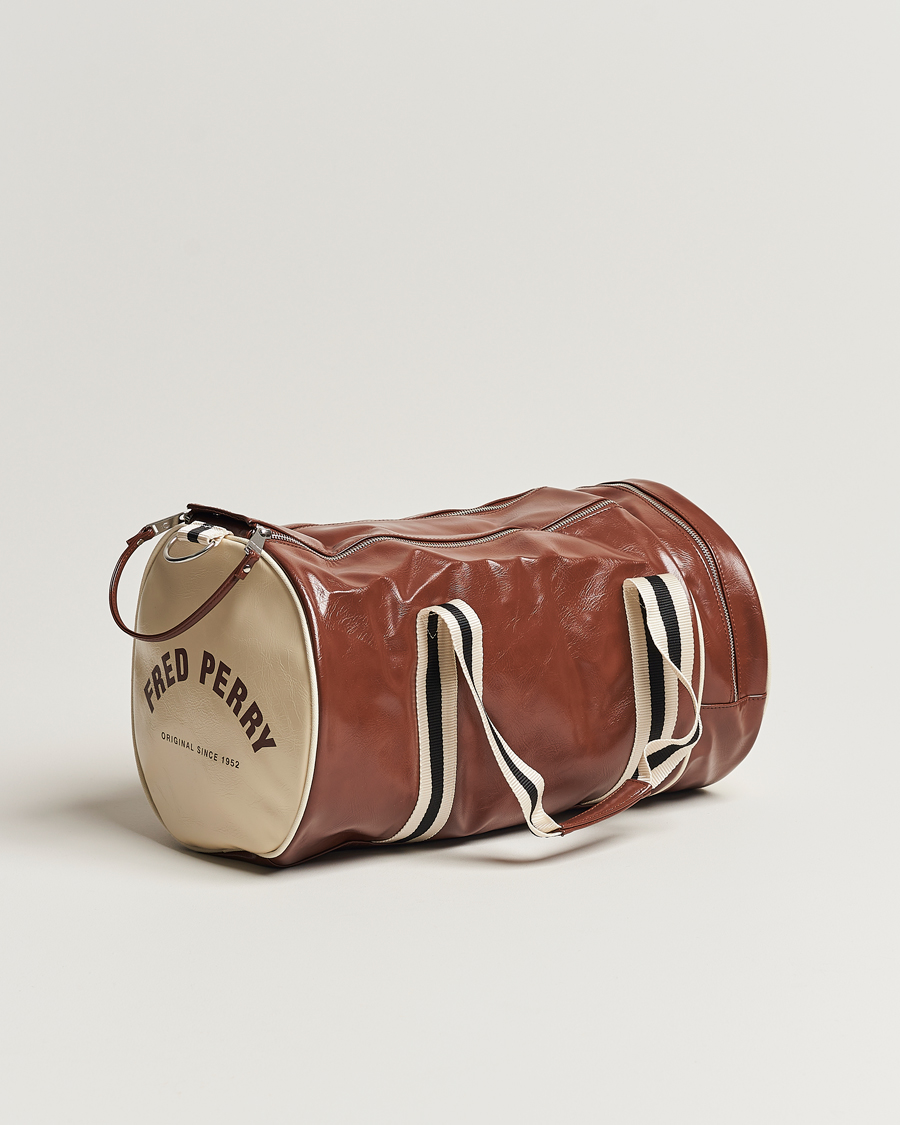 Homme | Fred Perry Classic Barrel Bag Tan | Fred Perry | Classic Barrel Bag Tan