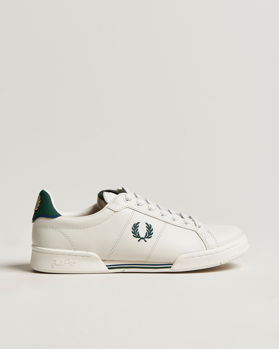 Homme | Fred Perry B722 Leather Sneaker Procelain | Fred Perry | B722 Leather Sneaker Procelain