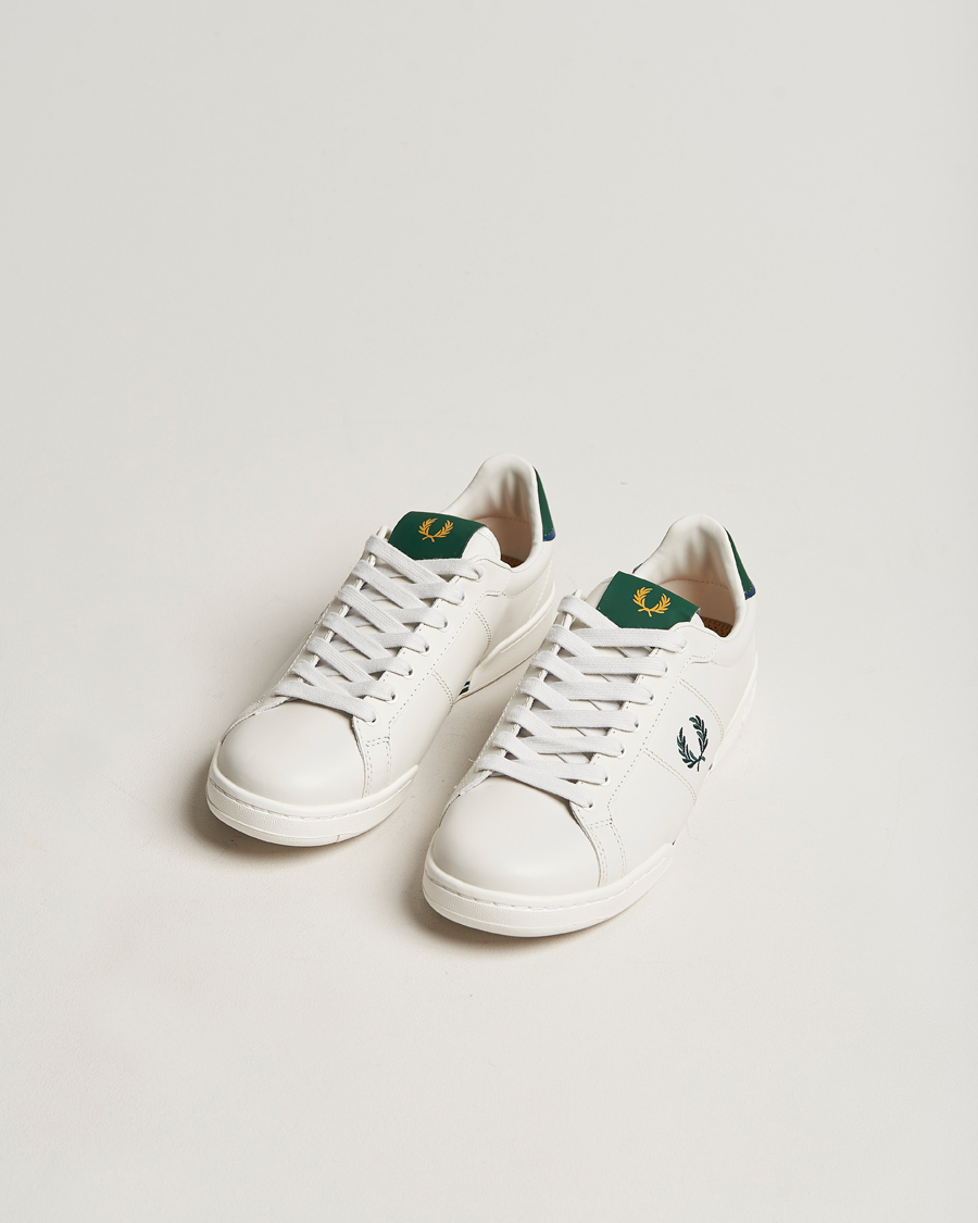 Homme | Fred Perry B722 Leather Sneaker Procelain | Fred Perry | B722 Leather Sneaker Procelain