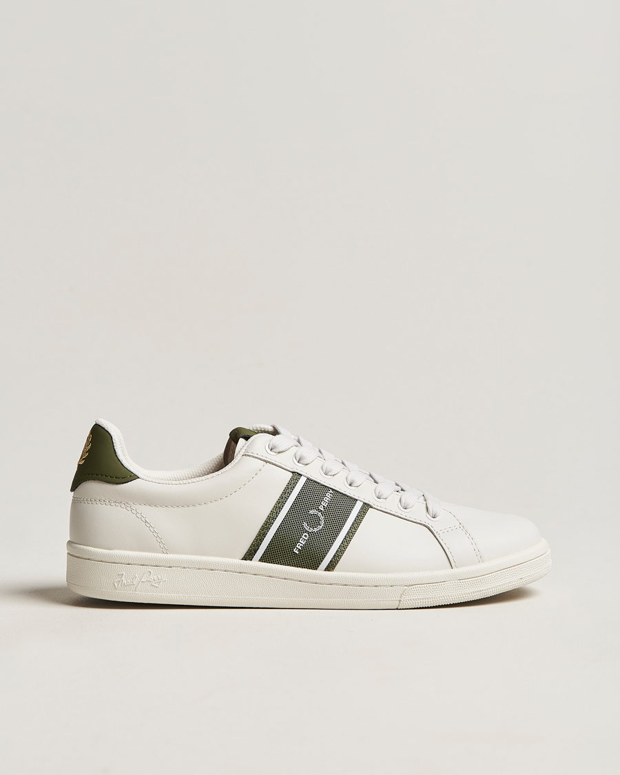 Homme | Fred Perry Graphic Mesh Sneaker Porcelain | Fred Perry | Graphic Mesh Sneaker Porcelain